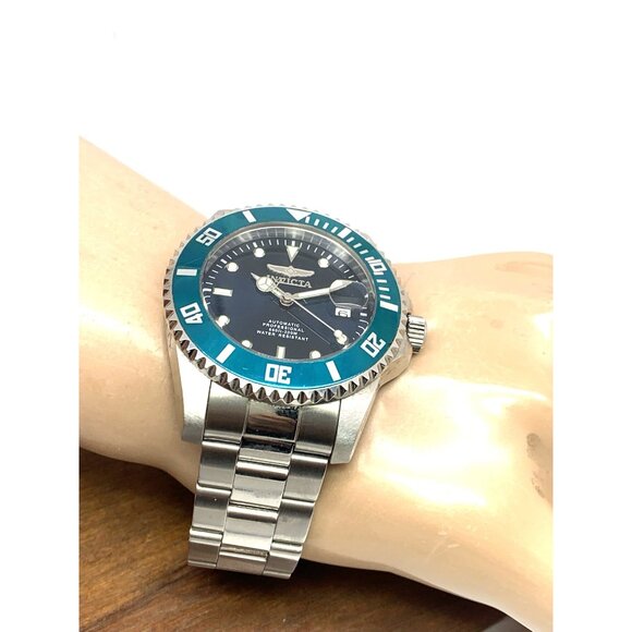 Invicta Men's Watch 36972 Pro Diver Automatic Blue Dial Silver Steel 44mm - Picture 6 of 15